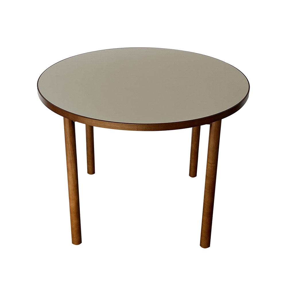 wood circle table
