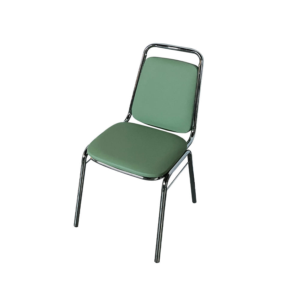 leatheroid  steel chair