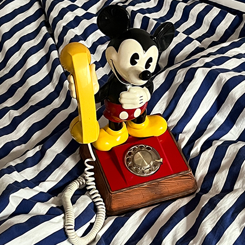 vintage mickey telephone 3
